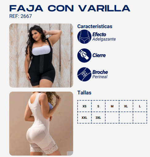 FAJA CON VARILLA/2667