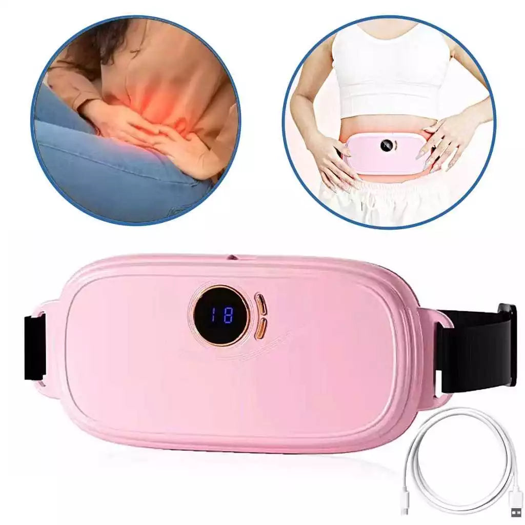 CINTURON MASAJEADOR CON CALOR PARA CÓLIC